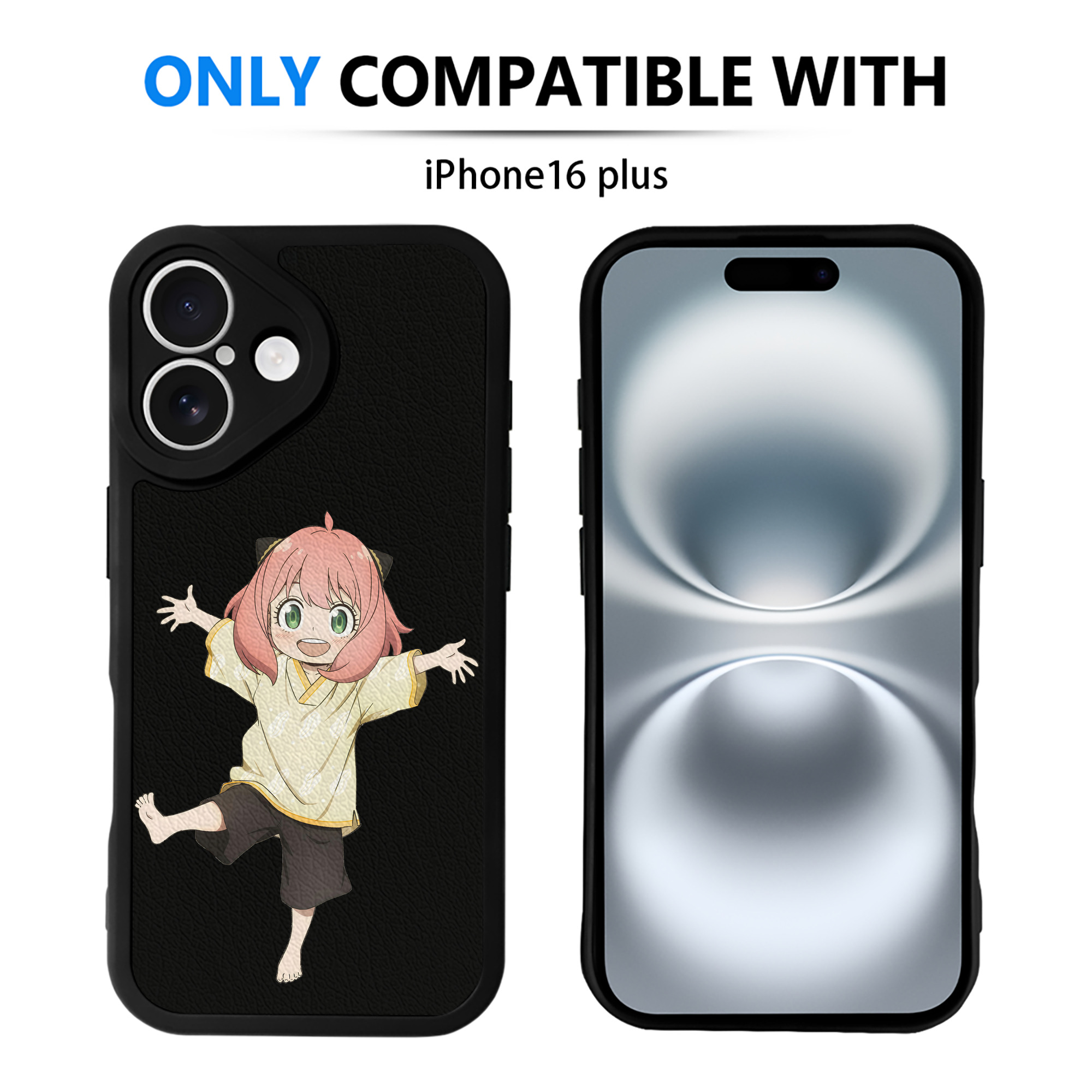 （画像用） SPY×FAMILY间谍家家酒 【iPhone 16シリーズ対応】シリコンスマホケース（レザー調） 材質：シリコン